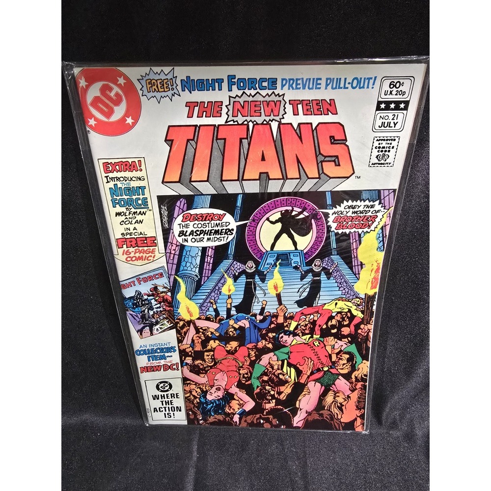 The New Teen Titans #21 1982 DC Comics Comic Book